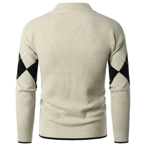 Top des tendances vêtements d'hiver pour hommes chandails nouveau design pulls respirants manches longues meilleure vente chaude mode Logo personnalisé OEM - Product Image 2