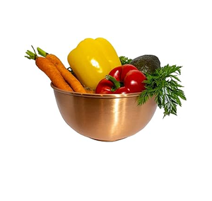 Ensaladera de cobre, cuenco para servir postres de tamaño personalizado de la mejor calidad con artesanías de excelente calidad - Product Image 5