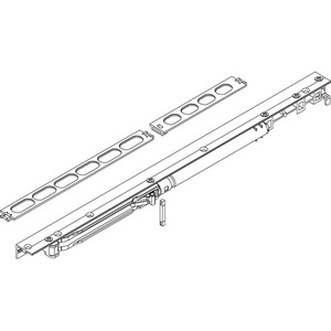 Ensemble complet Levolan 120 Softstop pour outils de magasin GEZE gauche - Product Image 3