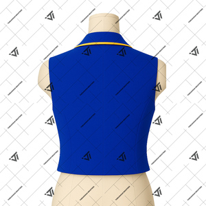 Gilet de bureau recadré formel brodé de vêtements de sororité grecs Sigma Gamma Rho | Vêtements d'affaires élégants - Product Image 2