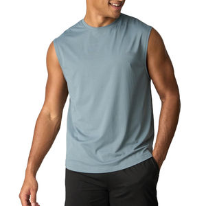 เสื้อยืดแขนกุดสปอร์ต OEM จากผู้ผลิตปากีสถานถูกสร้างขึ้นสำหรับไลฟ์สไตล์ที่แอกทีฟสวมใส่สบาย - Product Image 1