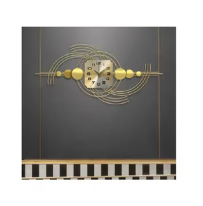 Reloj de pared montado en la sala de estar, artesanía de hierro, hogar, oficina, Interior, decoración moderna, reloj de pared de Azora Industries - Product Image 3