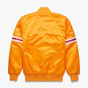 Hot Sale Men's High Quality Canvas <b>Baseball</b> <b>Bomber</b> <b>Jackets</b> Solid Color Varsity Style Drop Shoulders Breathable Windproof - Product Image 2