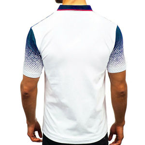 Tendance Hommes Unisexe Polo T-Shirt 220gsm Haute Qualité Tissu Tricoté Personnalisable Col Dur Anti-Rétrécissement Solide Motif Court - Product Image 3