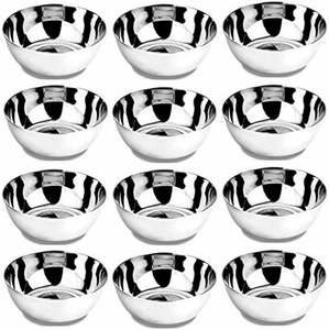 Tazón para Servir Stellar SS 202, Acero Inoxidable, Redondo, Duradero, Acabado Espejo, Diseño Plateado Liso, Uso en Cocina y Hogar, Multiusos - Product Image 4