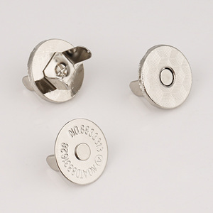 Nút Nam Châm Túi Cứng 18Mm Màu Bạc Mỏng Nút Nam Châm Túi Xách Nút Nam Châm 18Mm Độ Bền Cao Nút Nam Châm Bằng Sắt - Product Image 1