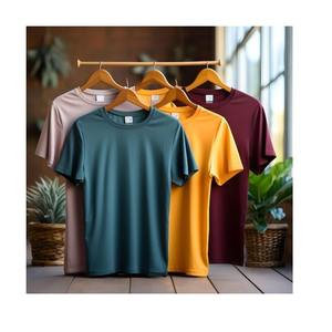 Camisetas de Hombre de Algodón 100% de Alta Calidad, Diseño 2025, Talla Grande, Hombros Caídos, Estilo Holgado, Lavado Ácido, Personalizadas, Lavadas a la Piedra - Product Image 3