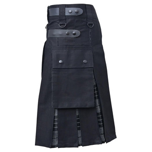 Meilleures ventes Kilts en cuir décontractés de haute qualité Nouveaux styles à la mode Service OEM Vente en gros Meilleurs prix - Product Image 5