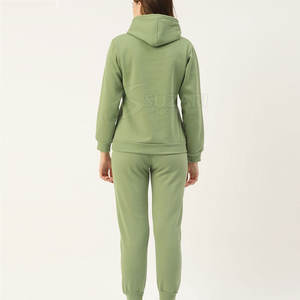 Conjunto Deportivo de Invierno de Primera Calidad para Mujer, Diseño de Dos Piezas, Personaliza Tu Propio Conjunto Deportivo de Manga Larga para Mujer - Product Image 2