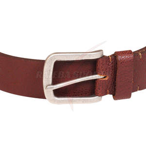 Cinturón de Cuero Vacuno de Alta Calidad al por Mayor para Hombre, Diseño Personalizado Estilo Occidental con Hebilla de Acero, Color Personalizado, Servicio OEM - Product Image 5