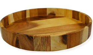 Nouveauté plateau de service en bois vintage avec poignées en métal pour la vente à chaud d'accessoires de cuisine élégants plateau décoratif - Product Image 3