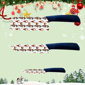 Juego de Cuchillos de Chef con Hoja de Cerámica de Alta Calidad y Mango de Plástico para Restaurantes de Alta Cocina, Duradero y Apto para Lavavajillas - Product Image 1