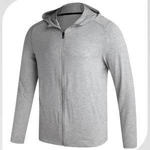 À la mode élégant grande taille hommes sweats à capuche décontracté coupe ample hiver tissé tissu solide motif à capuche directement Stock pour adultes - Product Image 3