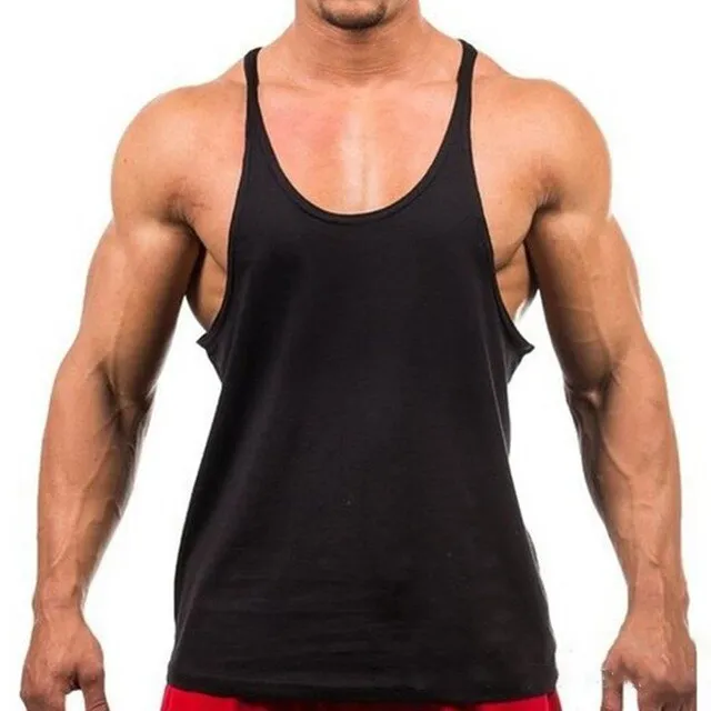 Marka yeni düz Tank Top erkekler vücut geliştirme atlet spor salonları Stringer kolsuz gömlek boş spor giyim gömlek