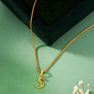 Collier pendentif bouddhiste plaqué or avec diamant, perle et zircon - Product Image 5