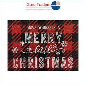 Personnalisation possible pour les tapis d'entrée rectangulaires en PVC tuftés, blanchis et imprimés, fabriqués en Inde, pour la maison, les hôtels et les bureaux - Product Image 5