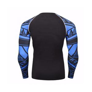 Combinaison de surf à compression ajustée pour homme, protection UV, manches longues, spandex/polyester, qualité supérieure - Product Image 2