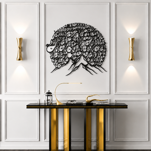 Décoration murale en acier inoxydable de qualité supérieure Ayatul Kursi, calligraphie arabe islamique, décoration moderne de luxe pour la maison, Ramadan - Product Image 2