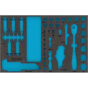 Inserto de Espuma Suave de 2 Componentes Hazet para Estuches de Herramientas 163-466/106 - Product Image 1