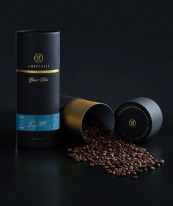 Luxury Gold Foil Food Grade Paper Tube Can Packaging Gift Box Coffee <strong>Coca</strong> <strong>Tea</strong> for Powder Supplement with Air Tight Lids Ends - Product Image 2
