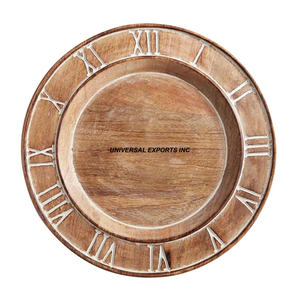 Fournisseur de plaque de chargeur en bois Design attrayant fait à la main sous la plaque Hot Selling New Luxury Charger Plate - Product Image 3