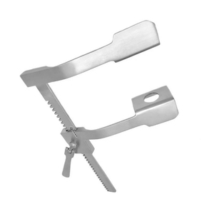 Retractor de autorretención ortopédica quirúrgica Alm, 4 "(10cm), 4x4 dientes Blunt Alemania Espéculo de Oftalmología de acero inoxidable - Product Image 6