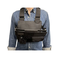 Harnais de poitrine portable OEM pour tablettes iPad, avec poignée de transport, pour une utilisation sécurisée en marchant, en PVC, modèle ComeOn CMS006