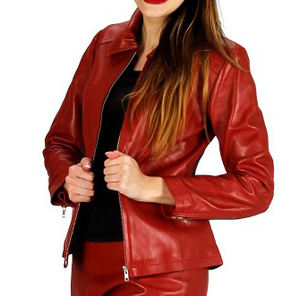 Beautiful Women's Genuine <b>Sheep</b> <b>Skin</b> <b>Jacket</b> High Street Style Breathable PU Stand Long Length XL Size Cotton Filled for - Product Image 4