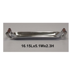 Wholesale Custom Logo Square Metal Aluminum Handle Food Serving <b>Tray</b> Wedding <b>Dinner</b> Charger Plate Decor <b>Tray</b> - Product Image 5