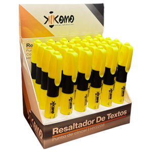 Marcador de texto grueso amarillo - Product Image 3