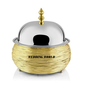 หม้ออุ่นอาหารทำจากไม้ดีไซน์ใหม่ทำด้วยมือหม้อปรุงอาหารทรงกลมดีไซน์เนอร์ - Product Image 6