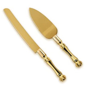 Cuchillo de pastel con mango de diseño personalizado y juego de servicio de servidor Juego de espátula mate de acero inoxidable de diseño increíble - Product Image 5