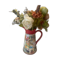Chine Pot de vase en porcelaine bleu et blanc classique de style Ming pour livraison directe