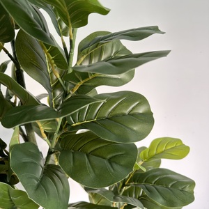 Arbre artificiel Ficus Lyrata – Grande plante d'intérieur à feuilles larges 120/150/180 cm (210 cm disponible) - Product Image 2