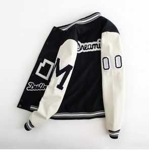 Veste de baseball personnalisée avec patchs en chenille, logos brodés personnalisés, veste universitaire unisexe - Product Image 5