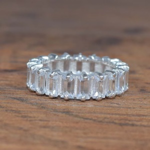 Cubic Zirconia 925 plata esterlina elegante anillo de piedras preciosas nueva colección regalo joyería - Product Image 4