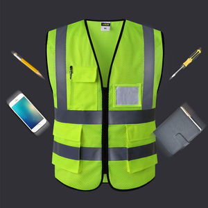 Chalecos de Seguridad Reflectantes de Alta Visibilidad, Económicos, con Líneas Reflectantes y Bolsillos - Product Image 5