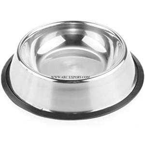 Set Of 2 Metallic Feeding Dog Bowls Premium Quality Round Shape Garden Decorative Unique Dog Water and Food Bowl For Supplies - Product Image 5