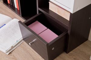 Double Tiers Standing Type <b>Wooden</b> Desktop <b>Rack</b> for Convenient Home Organization - Product Image 4