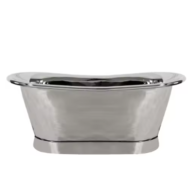 Home Hotels Luxury Silver Mirror Polished Handmade Cheap Antique Brass Copper Bathtub for Sale at Economical Price