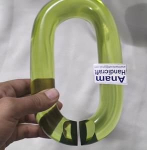 Chaîne en acrylique moderne personnalisée Accents muraux faits à la main en résine ornementale moderne suspendue pour la décoration intérieure Diwali Festival Ready - Product Image 2