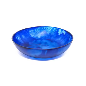 ชามเรซินเคลือบสีฟ้าระดับพรีเมี่ยมเสริฟสลัดและของขบเคี้ยวสไตล์สำหรับโรงแรมและร้านอาหาร - Product Image 2