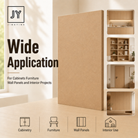 Panneau de base stable en MDF pour meubles de bureau, panneaux arrière d'armoires, pièces de tiroirs et étagères
