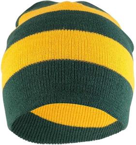 Gorro corto de invierno para deportes al aire libre informal Unisex, último diseño, tejido acrílico a rayas gruesas Multicolor para actividades - Product Image 4