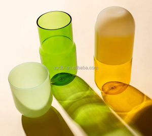 2025 nuovo modello bicchieri di <span class=keywords><strong>vetro</strong></span> vari colori tazza per <span class=keywords><strong>acqua</strong></span> potabile e decorazione della <span class=keywords><strong>casa</strong></span> <span class=keywords><strong>a</strong></span> basso prezzo - Product Image 1