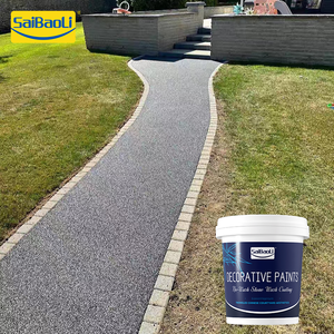 Peinture de <span class=keywords><strong>pierre</strong></span> lavée à base de résine, revêtement de sol époxy avec sensation de <span class=keywords><strong>pierre</strong></span> naturelle, durable pour le sol de balcon de passerelle - Product Image 4