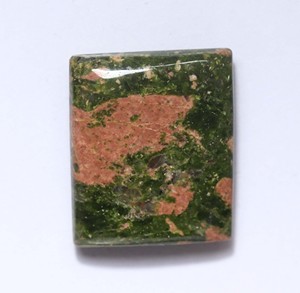 Unakite jaspe cabujón cristal Natural semipreciosa piedra preciosa suave pulido cojín forma para la fabricación de joyas - Product Image 1