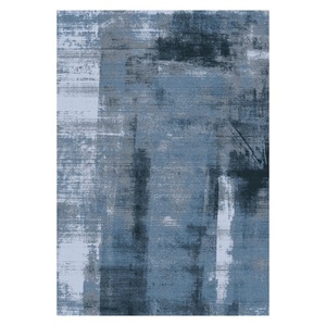 <b>RUGS</b> DEPOT LXDP-0282 Wholesale Blue Navy Contemporary Geometric Digital Printed Machine Washable Chenille Area <b>Rug</b> <b>Non</b> <b>Slip</b> - Product Image 1
