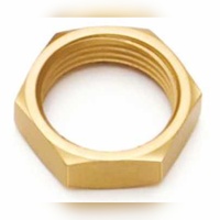 Écrou de raccord hexagonal en laiton haute résistance, connecteur fileté NPT, résistant à la corrosion pour l'assemblage mécanique de la plomberie, vente en gros