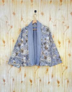 แจ็คเก็ตผ้าฝ้ายบุนวมวินเทจของผู้หญิงคอลเลคชั่นใหม่เสื้อโค้ทแบบมีกระดุมปักกลับด้านได้ไซส์ใหญ่พิเศษสำหรับฤดูใบไม้ร่วง - Product Image 1